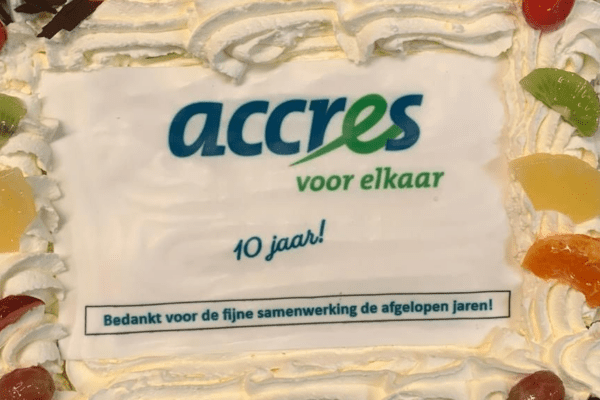 Accres Almelo bestaat 10 jaar
