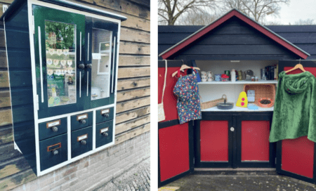 Tweede kans kasten bij kinderboerderij De maten en kinderboerderij Laag Buurlo