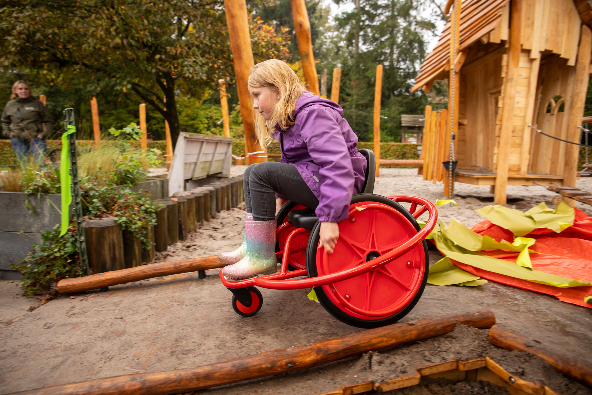 Felinde onthulde de nieuwe rolstoelfiets voor het Binky Verkeersplein