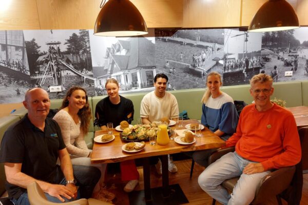Lunch bij Malkander met nieuwe collega's