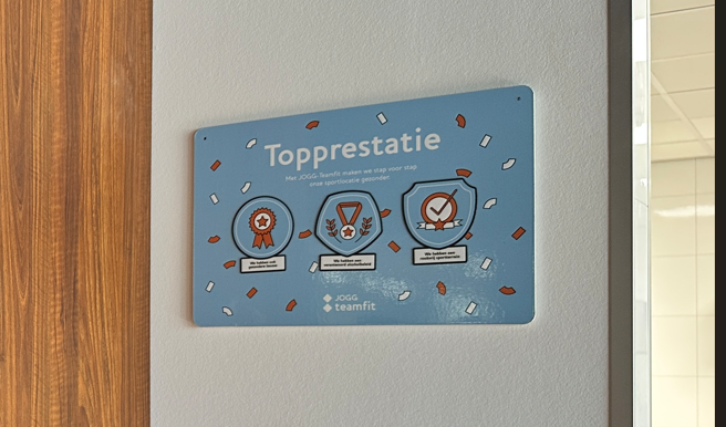 Topprestatiebadges JOGG-teamfit