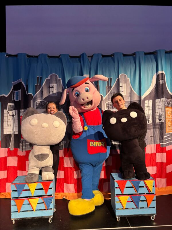 Binky bij het Pim & Pom festival